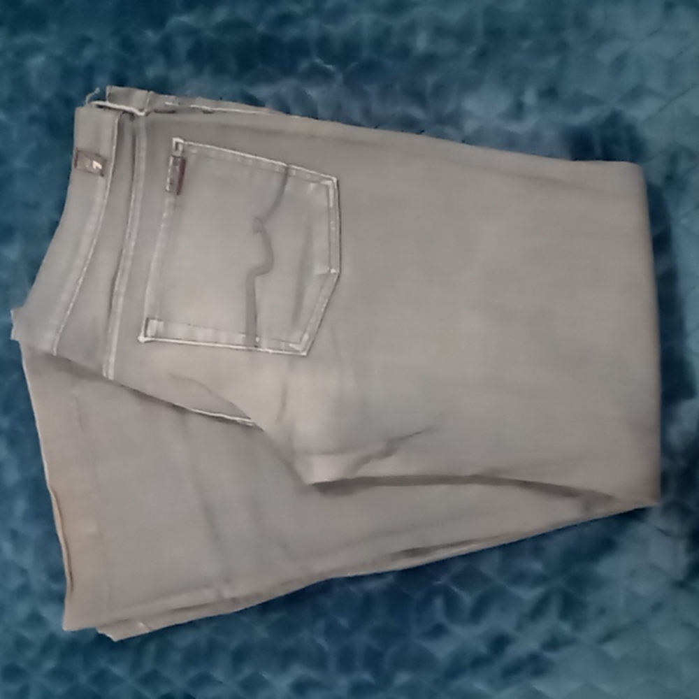 7 for all Mankind - low rise Ginger - dusty blue